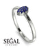 Minimalist Pear Sapphire Ring - Genesis No. 15 image 2