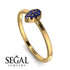 Minimalist Pear Sapphire Ring - Genesis No. 13 image 2