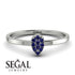 Minimalist Pear Sapphire Ring - Genesis No. 15