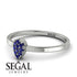 Minimalist Pear Sapphire Ring - Genesis No. 15 image 3