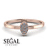 Minimalist Pear Diamond Ring - Genesis No. 2