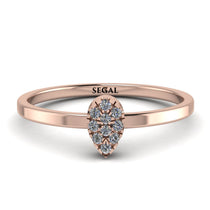 Minimalist Pear Diamond Ring - Genesis No. 2 image 1