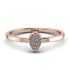 Minimalist Pear Diamond Ring - Genesis No. 2 image 1