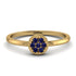 Minimalist Round Sapphire Ring - Mckenna No. 13 image 1