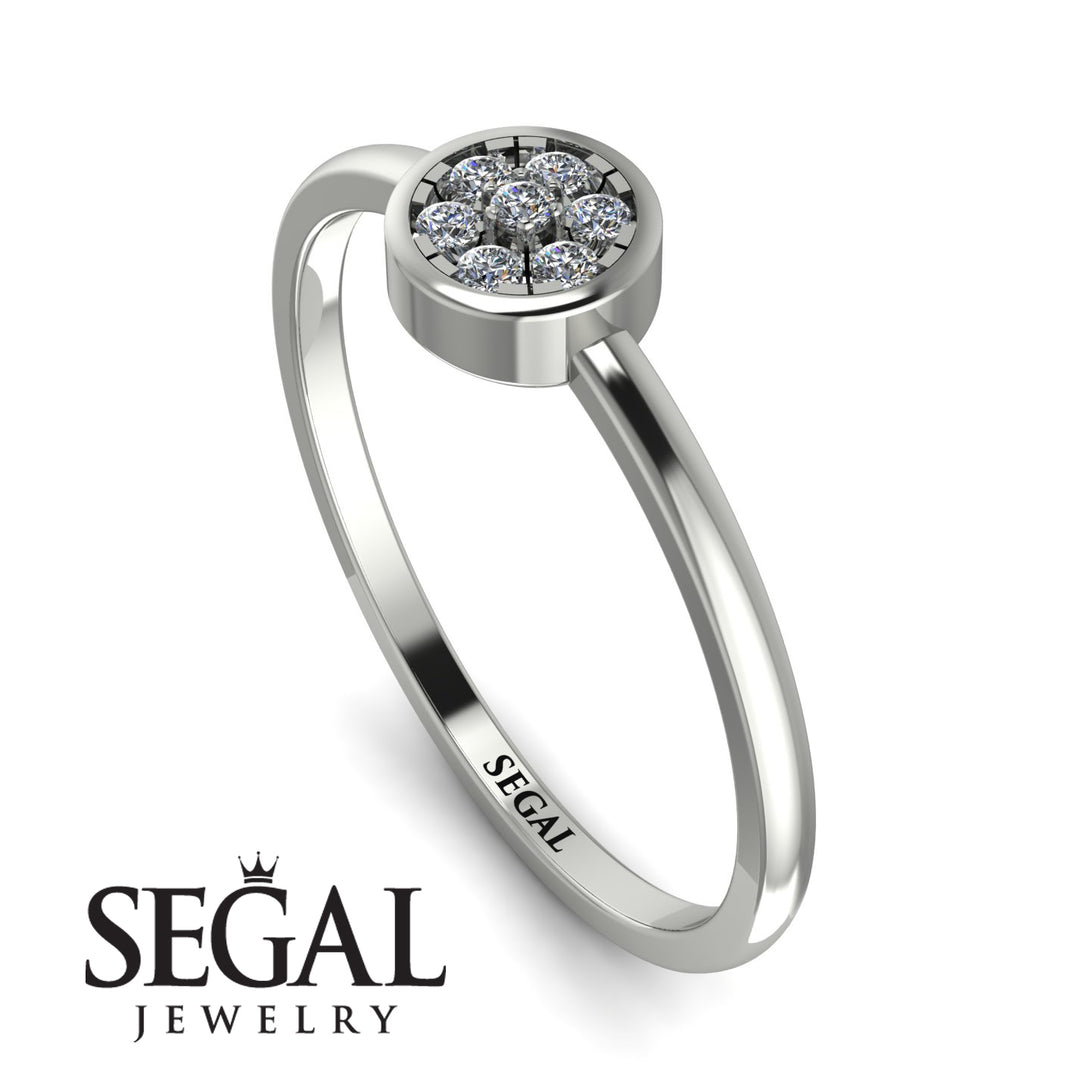 Minimalist Round Diamond Ring - Mckenna No. 3