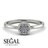 Minimalist Round Diamond Ring - Mckenna No. 3