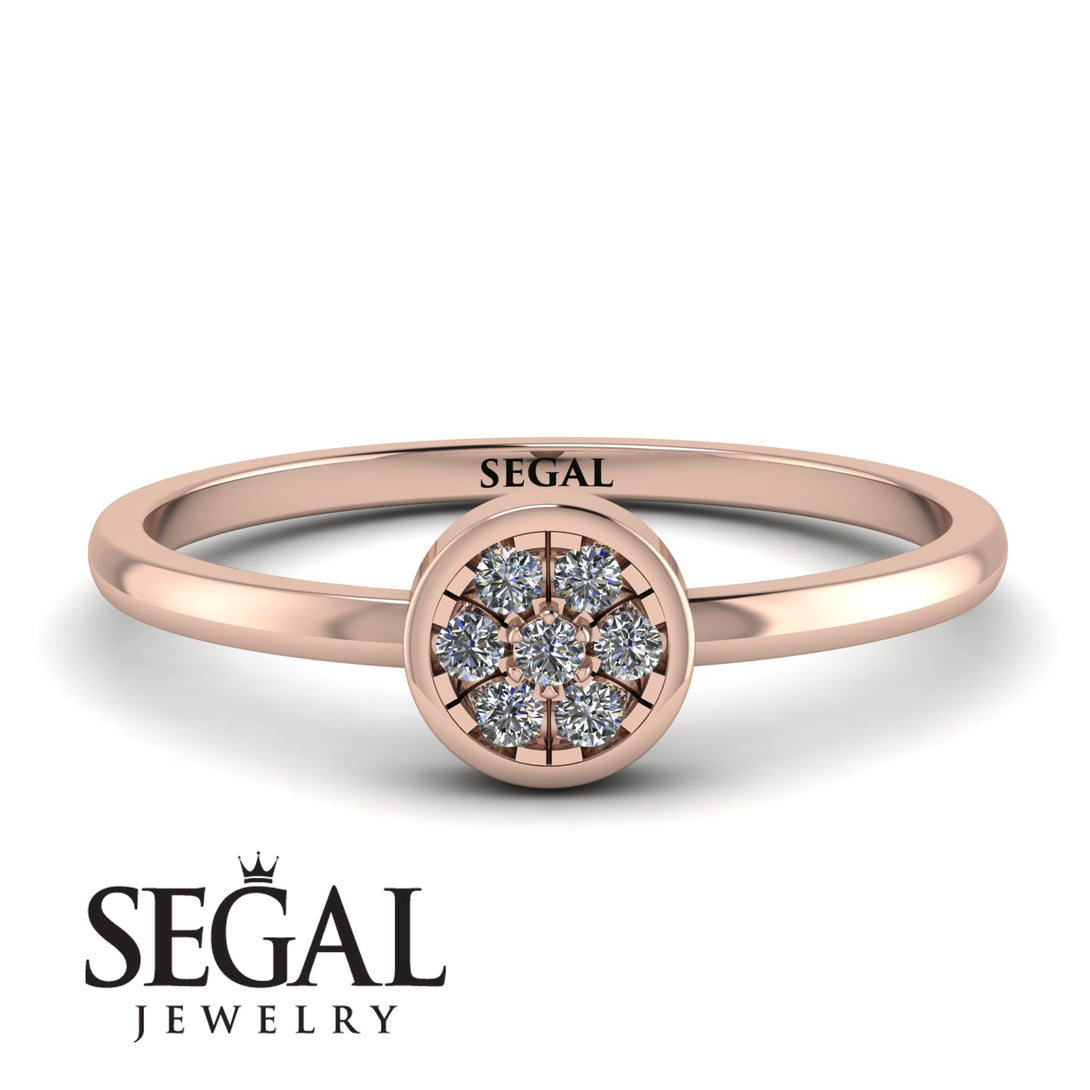 Minimalist Round Diamond Ring - Mckenna No. 2