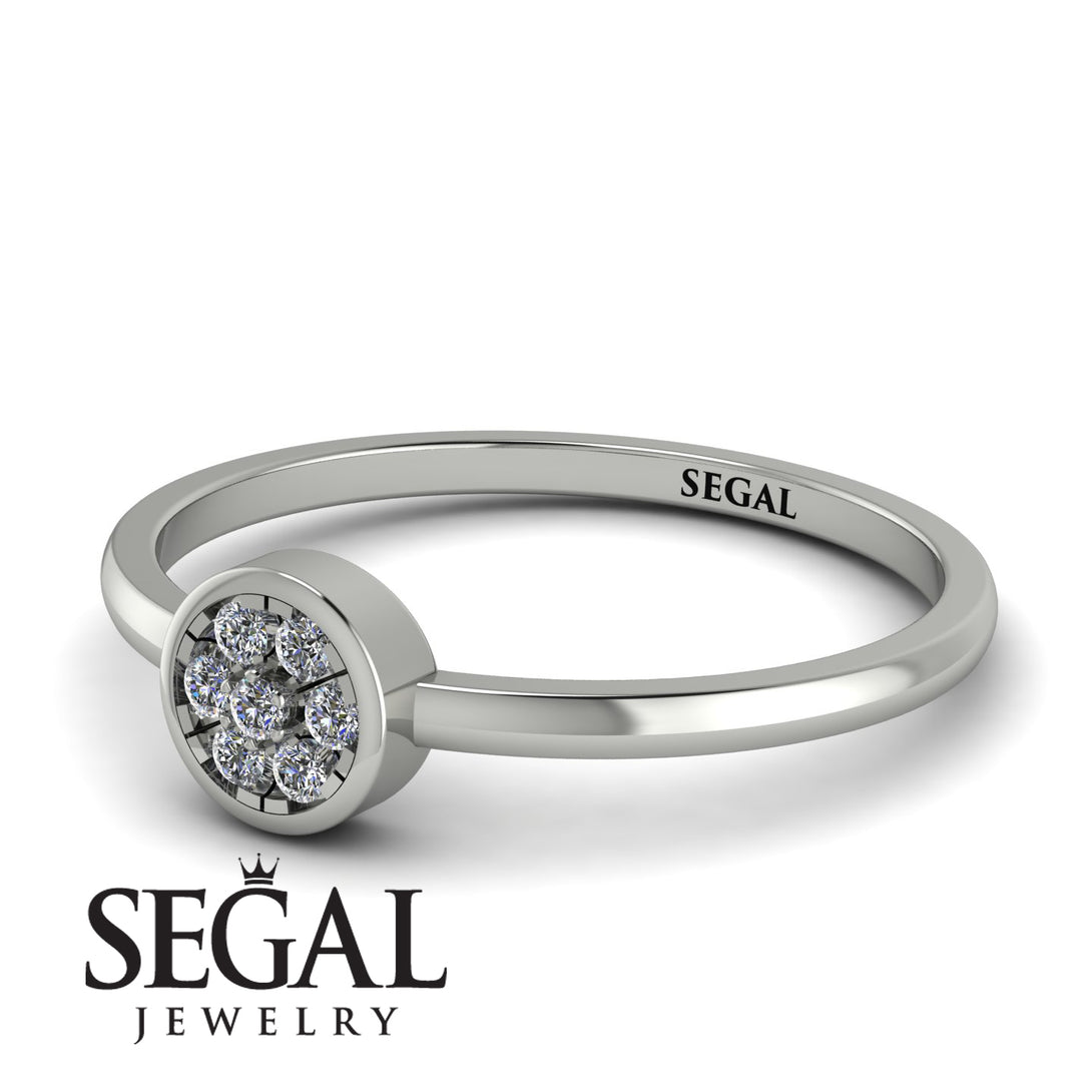 Minimalist Round Diamond Ring - Mckenna No. 3