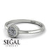 Minimalist Round Diamond Ring - Mckenna No. 3
