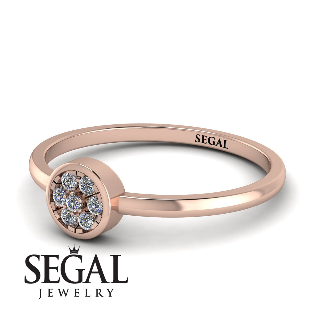 Minimalist Round Diamond Ring - Mckenna No. 2