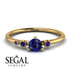 Minimalist Thin Sapphire Ring - Brielle No. 73