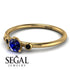 Minimalist Thin Sapphire Ring - Brielle No. 43 image 3