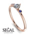 Minimalist Thin Diamond Ring - Brielle No. 62 image 10
