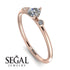 Minimalist Thin Diamond Ring - Brielle No. 2 image 10