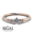 Minimalist Thin Diamond Ring - Brielle No. 2 image 2