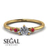 Minimalist Thin Diamond Ring - Brielle No. 46