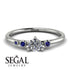 Minimalist Thin Diamond Ring - Brielle No. 63