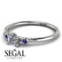 Minimalist Thin Diamond Ring - Brielle No. 63