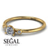 Minimalist Thin Diamond Ring - Brielle No. 1 image 3