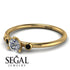 Minimalist Thin Diamond Ring - Brielle No. 31 image 3