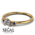 Minimalist Thin Diamond Ring - Brielle No. 61