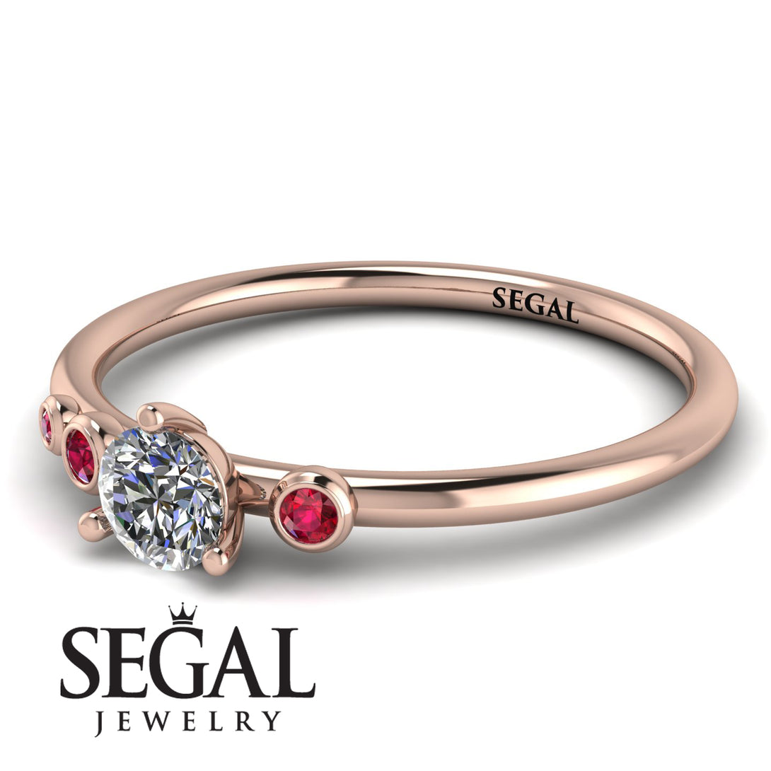 Minimalist Thin Diamond Ring - Brielle No. 47