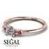 Minimalist Thin Diamond Ring - Brielle No. 47 image 3
