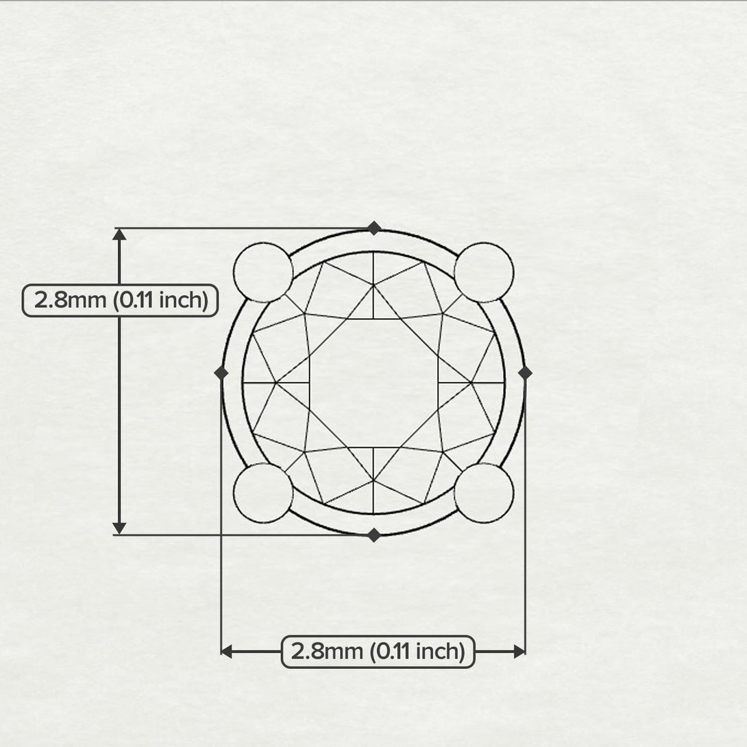 Minimalist Diamond Earrings - Myla No. 1