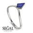 Kite Stepcut Sapphire Ring - Leila No. 15