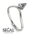 Kite Stepcut Diamond Ring - Leila No. 3