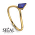 Kite Stepcut Sapphire Ring - Leila No. 13