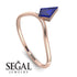 Kite Stepcut Sapphire Ring - Leila No. 14