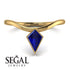 Kite Stepcut Sapphire Ring - Leila No. 13