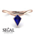 Kite Stepcut Sapphire Ring - Leila No. 14