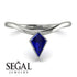 Kite Stepcut Sapphire Ring - Leila No. 15