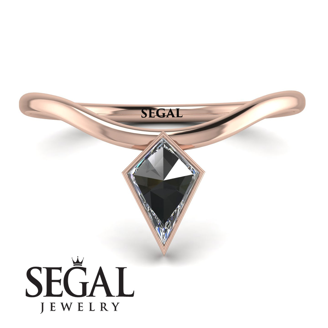 Kite Stepcut Diamond Ring - Leila No. 2