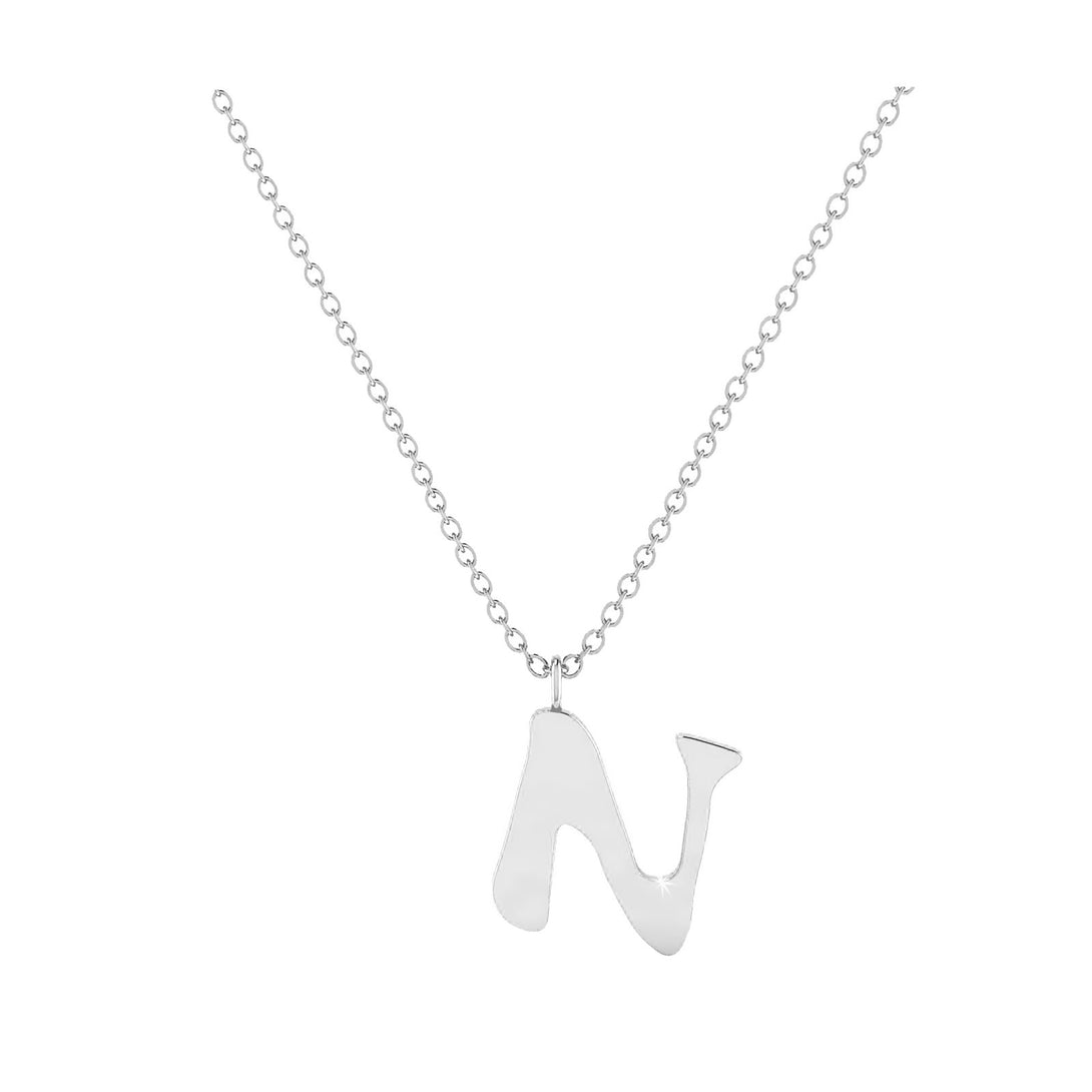 N - Letter Name Necklace Initial Necklace