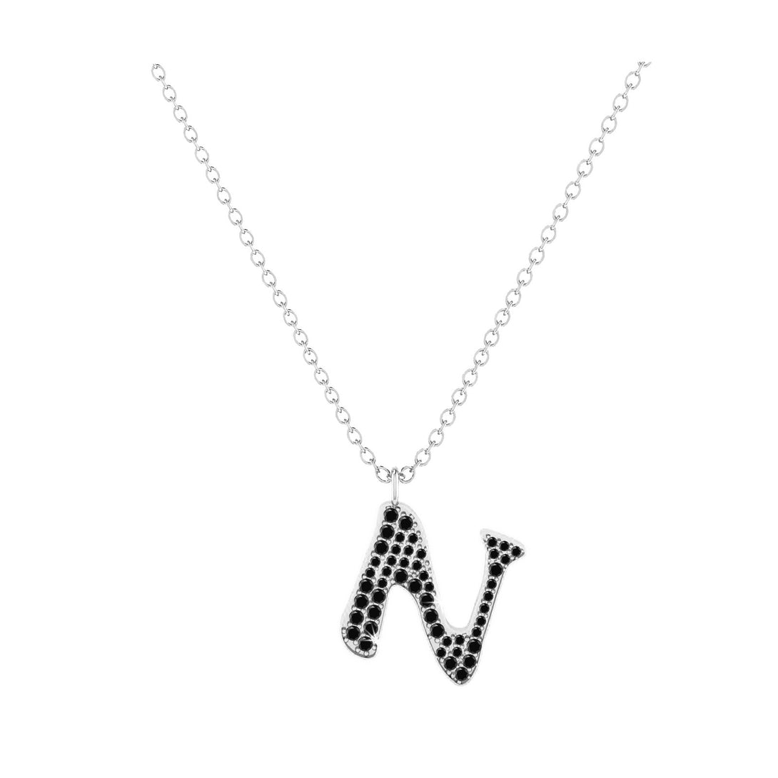 N - Letter Name Necklace Initial Necklace