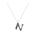 N - Letter Name Necklace Initial Necklace