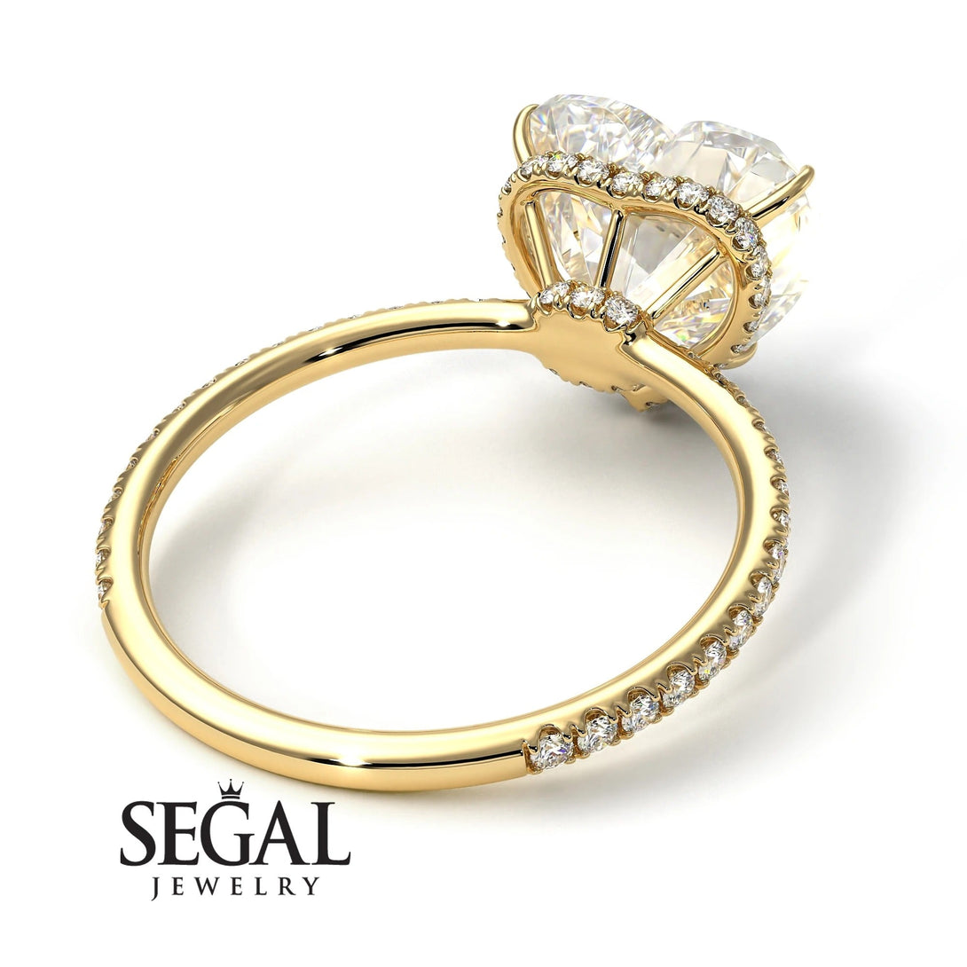 Semi-Mount Heart Shape Diamond Ring - Noelle No. 1000