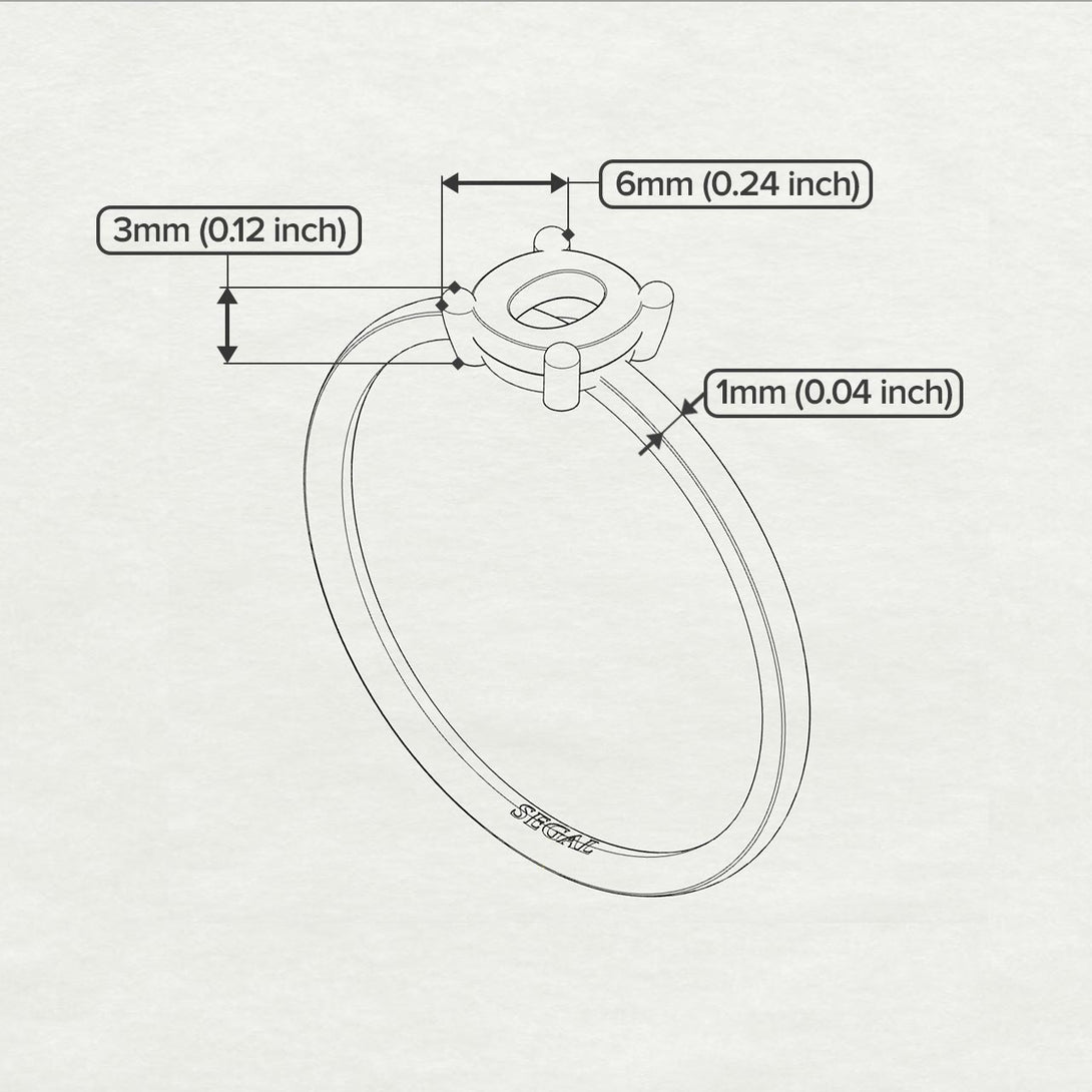 O Letter - Initial Gold Diamond Ring