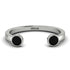 Open Bezel Black Diamond Ring - Khloe No. 9 image 1