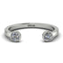 Open Bezel Diamond Ring - Khloe No. 3