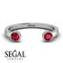 Open Bezel Ruby Ring - Khloe No. 12 image 10