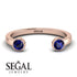 Open Bezel Sapphire Ring - Khloe No. 14 image 10
