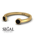 Open Bezel Black Diamond Ring - Khloe No. 7 image 3
