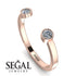 Open Bezel Diamond Ring - Khloe No. 2