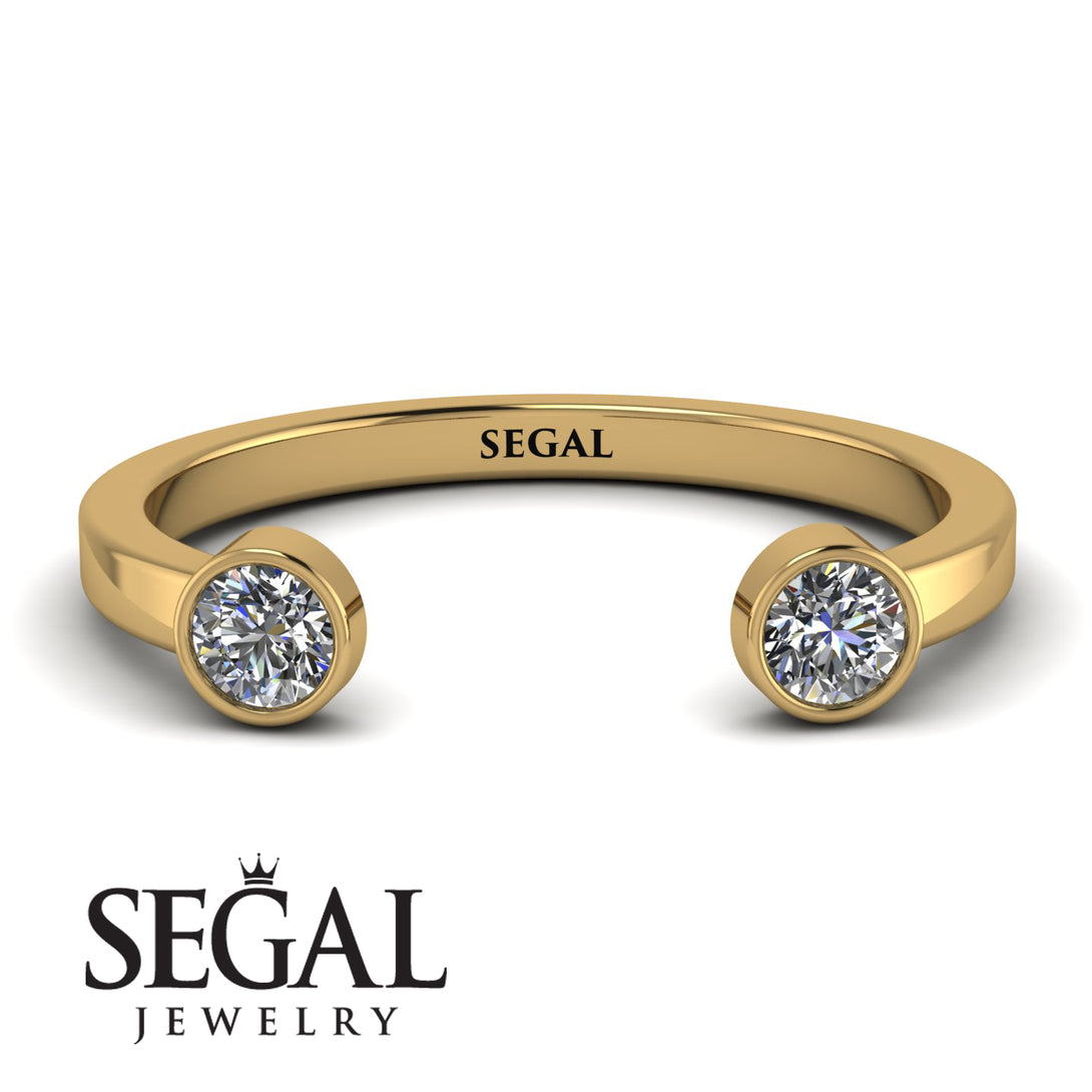 Open Bezel Diamond Ring - Khloe No. 1