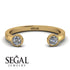 Open Bezel Diamond Ring - Khloe No. 1