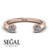 Open Bezel Diamond Ring - Khloe No. 2 image 10